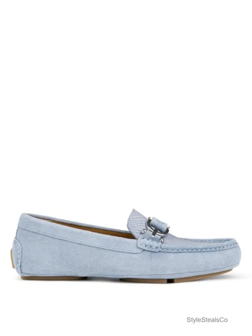 Suede Driving Loafer with Memory Foam, Slip On Women's Shoe
